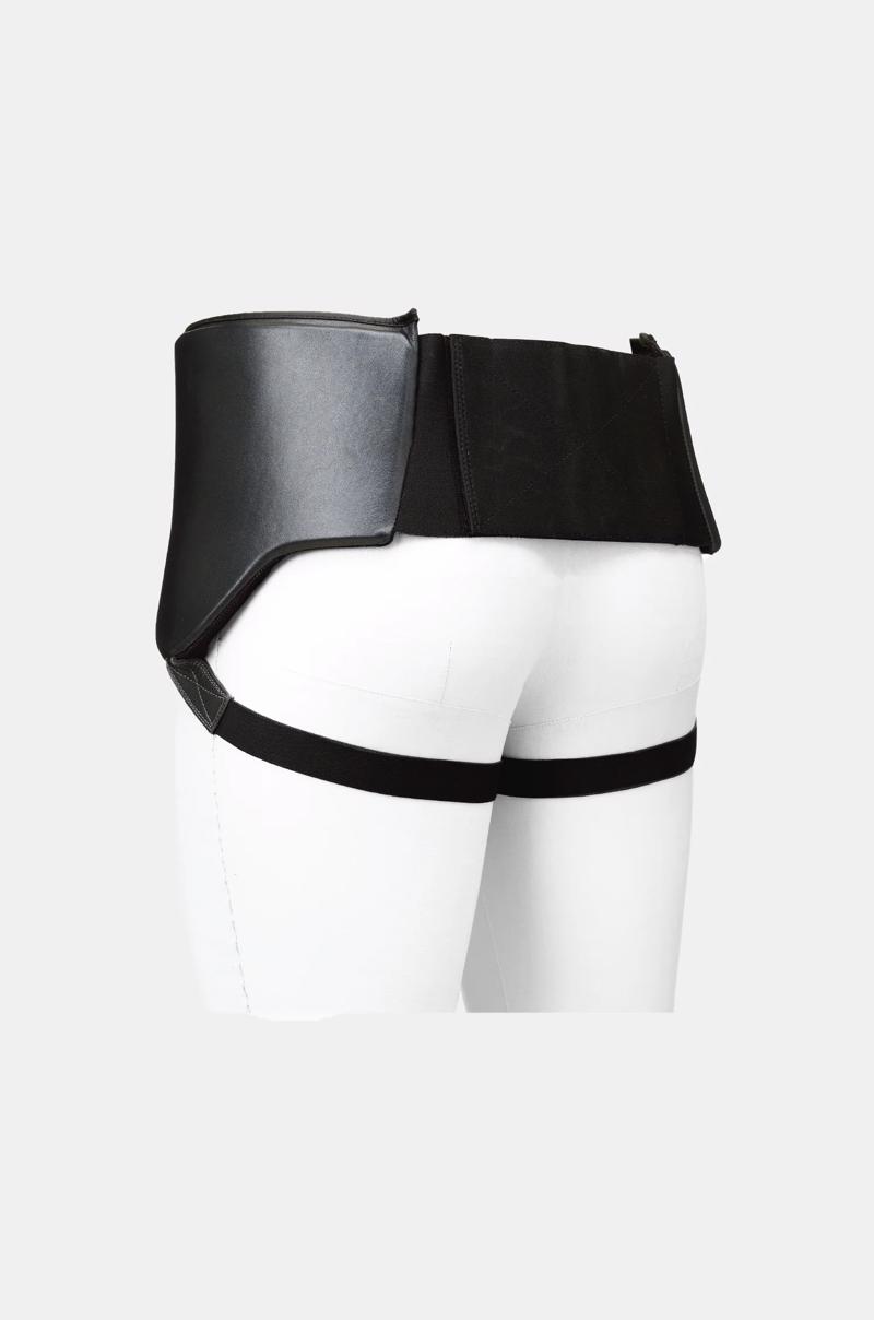 Sting Sports Pro Leather Abdominal Guard